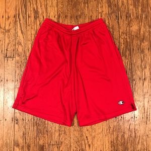 Champion Men's Red Shorts Size Small
